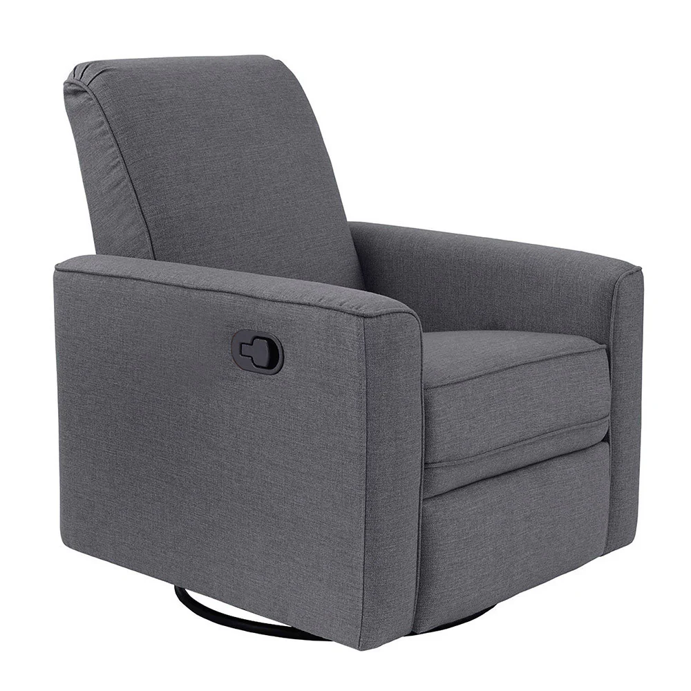Westwood Aspen Swivel and Manual Reclining Glider in Stone - Image 4