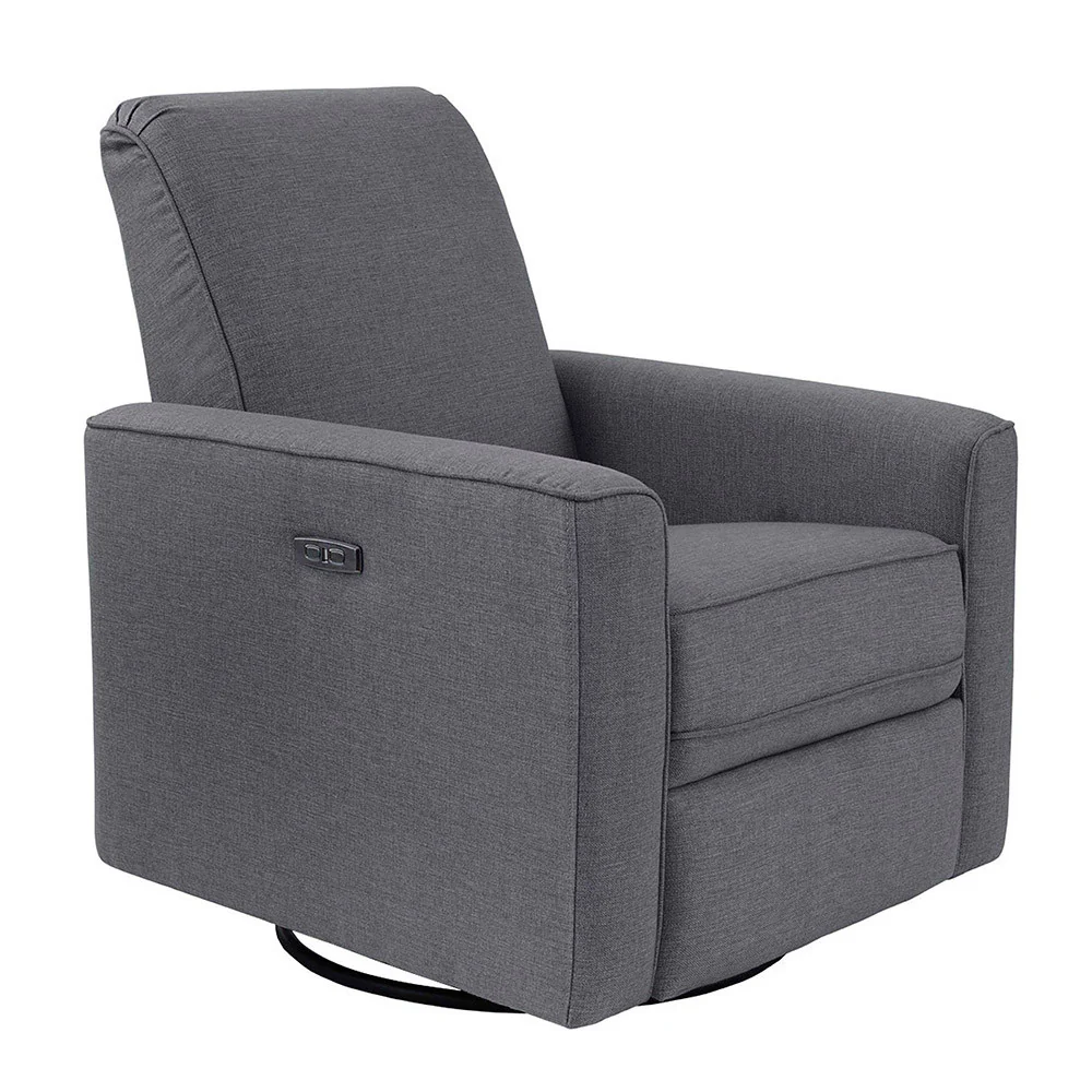 Westwood Aspen Swivel and Power Reclining Glider in Stone - Image 4