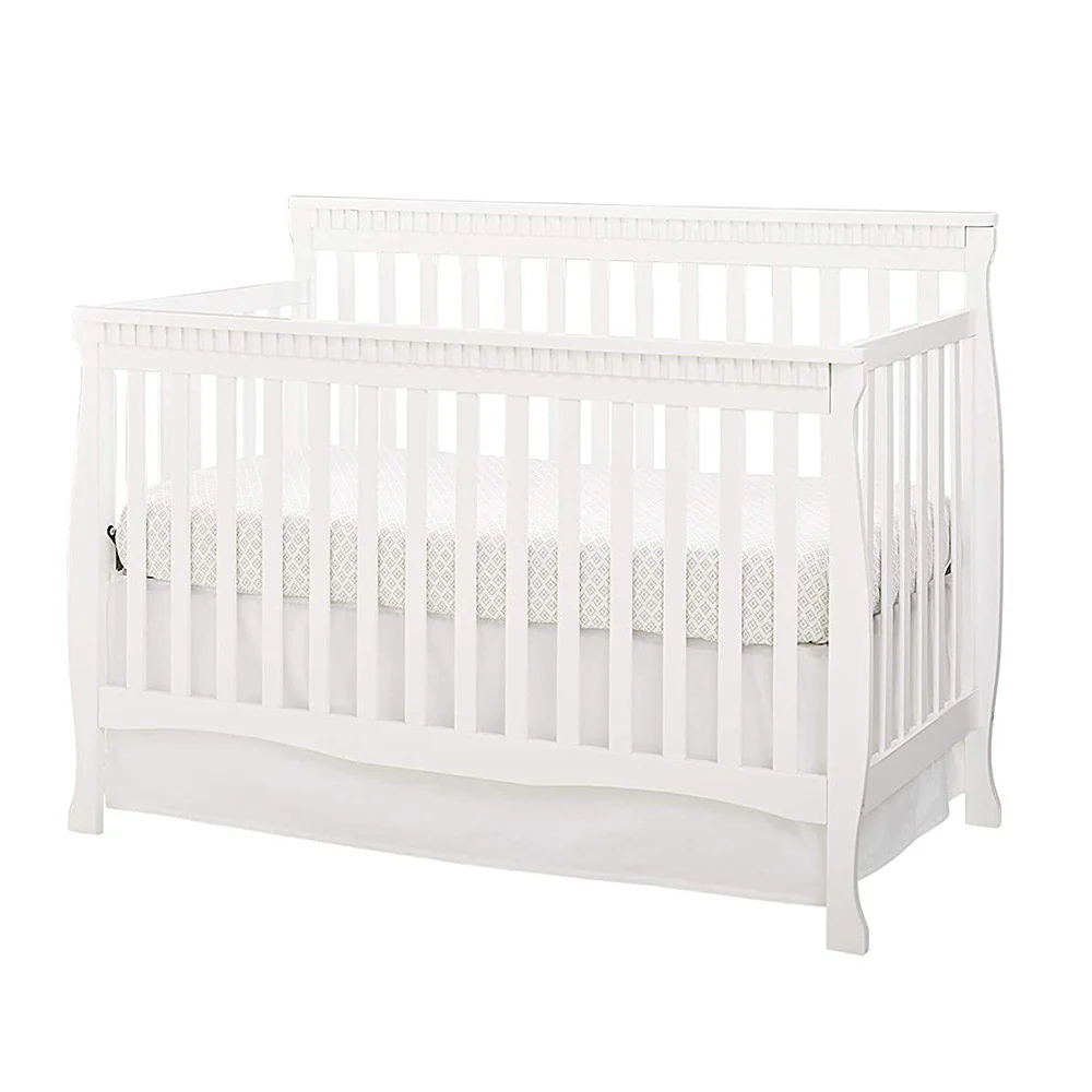 Westwood Emery Slat Convertible Crib In White - Image 4