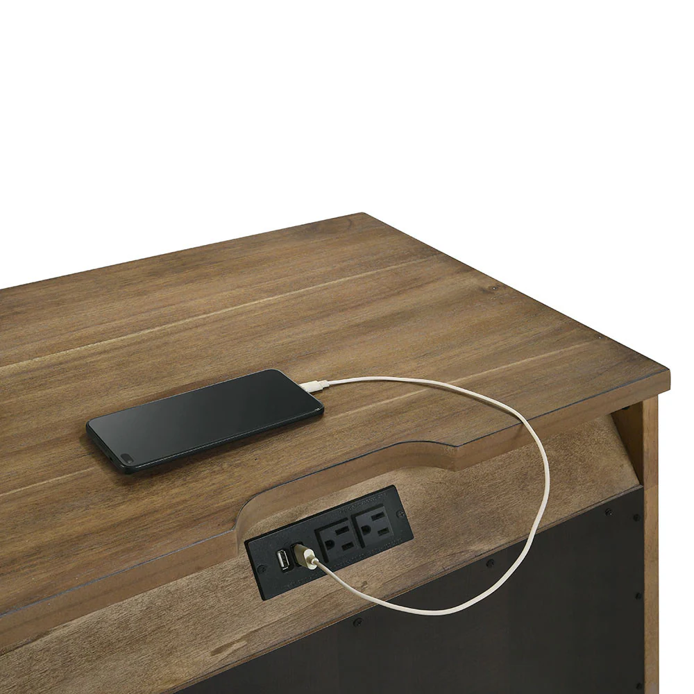 Westwood Highland Night stand (with recharging outlet) in Sand Dune - Image 4