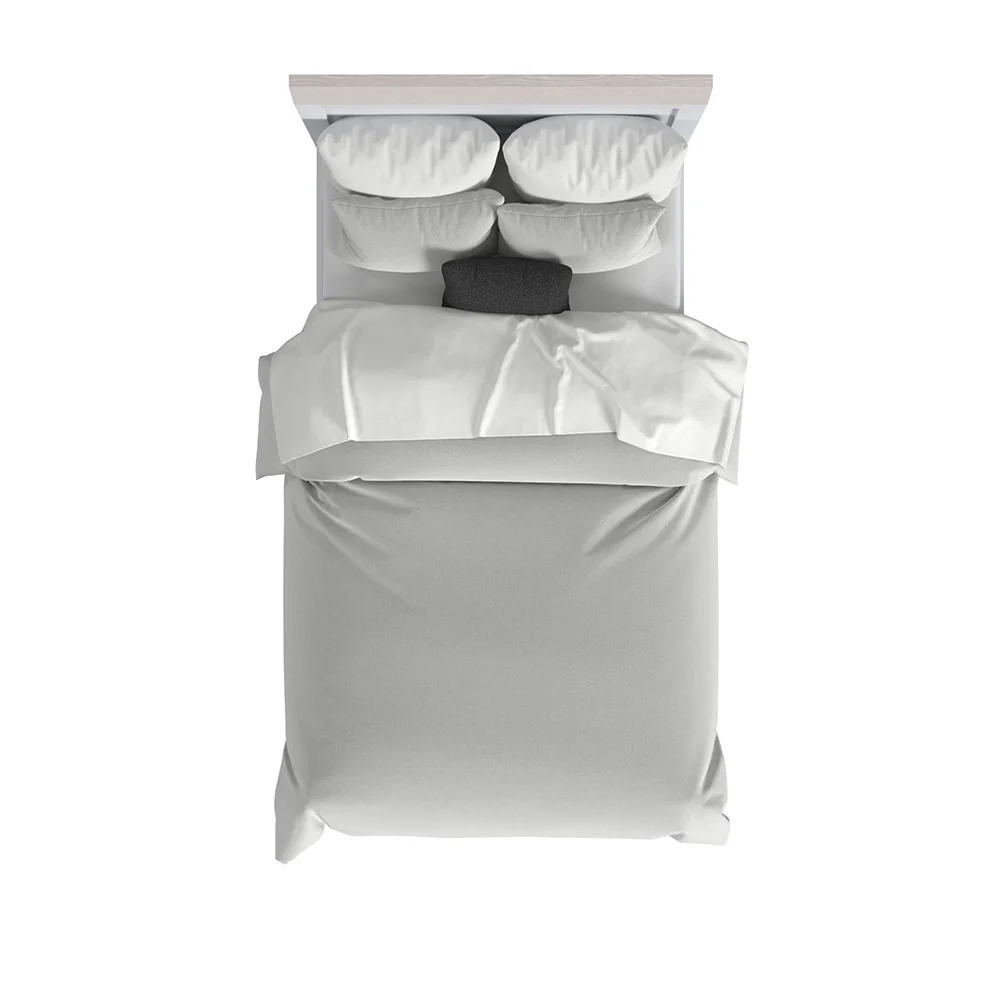 Westwood Rowan Youth Complete Twin Bed in Ash Linen - Image 6