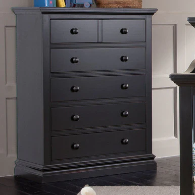 Westwood Stone Harbor 5 Drawer Chest in Black - Image 2