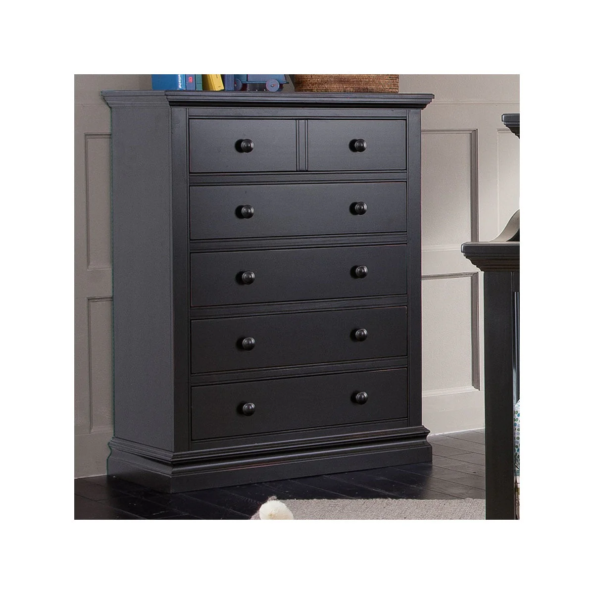 Westwood Stone Harbor 5 Drawer Chest in Black - Image 6