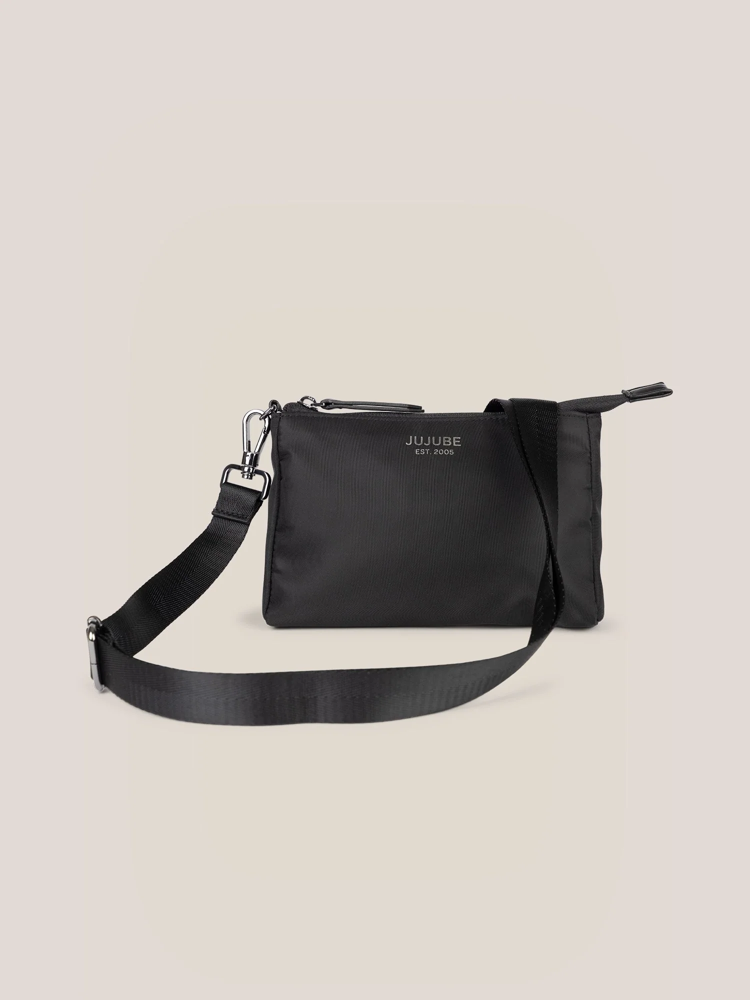 JuJuBe Witney Carson 3-piece Pouch Set - Cloud & Black - Image 3