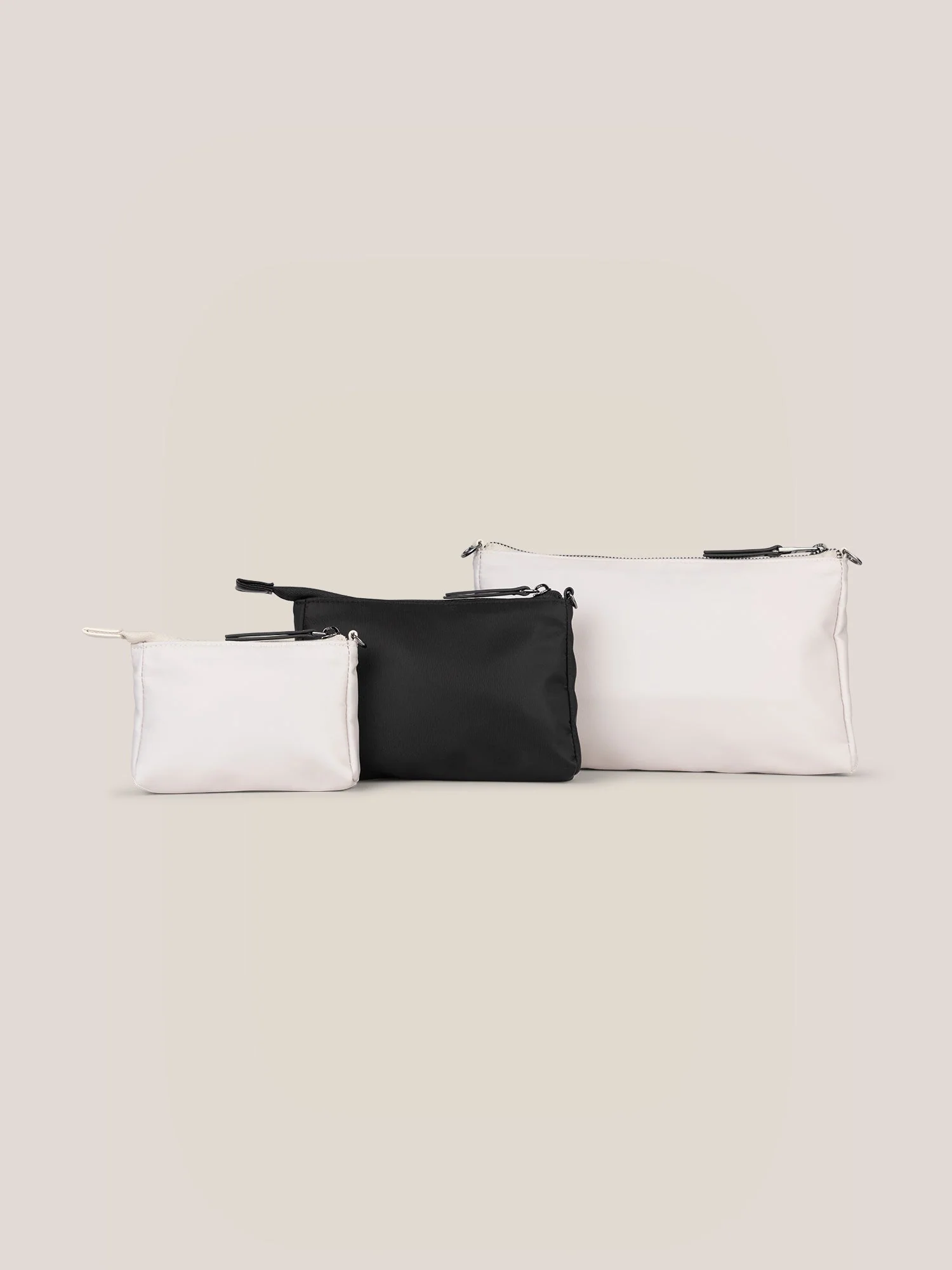JuJuBe Witney Carson 3-piece Pouch Set - Cloud & Black - Image 6