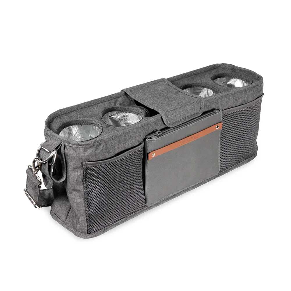 WonderFold Parent Console with 4 Insulated Cup Holders - Image 6