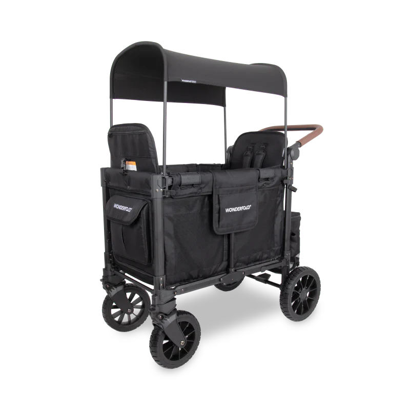 WonderFold W2 Luxe Pro Double Seater Stroller Wagon - Image 5