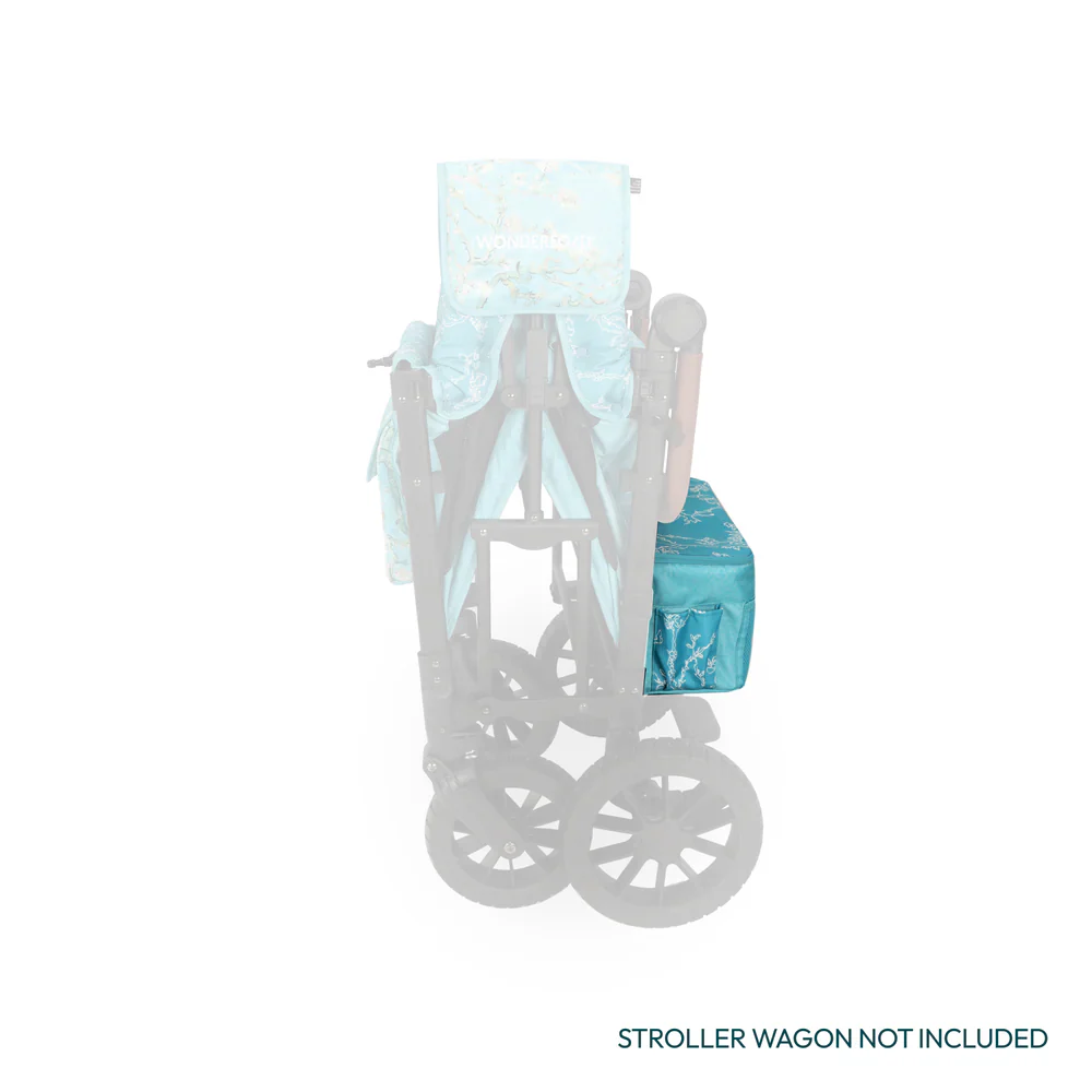 WonderFold W4 Elite/Luxe Rear Basket Fabric - Van Gogh Almond Blossoms - Image 3