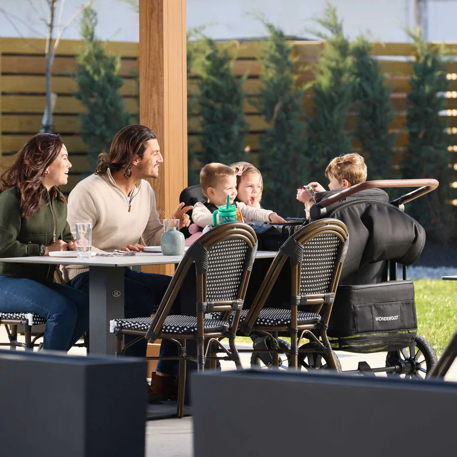 WonderFold W4 Luxe Pro 4-Seater Stroller Wagon - Image 12